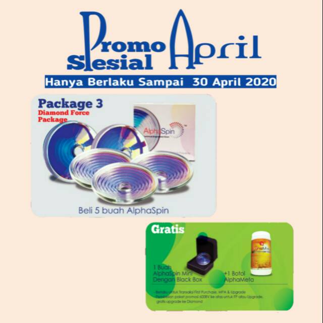 BIG Promo April 5 Alpha spin BONUS ALPHASPIN DAN ALPHA META | PAKET IMMUNE GENERATOR QUANTUM