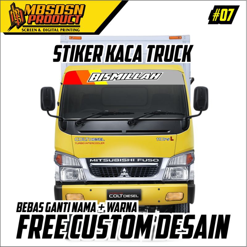 

STIKER KACA TRUK PRINTING BEBAS DESAIN