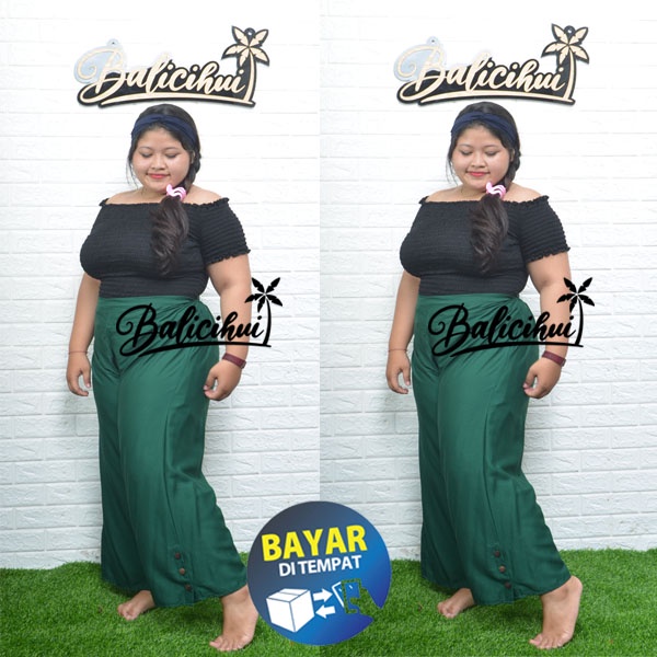 Balicihui Celana Panjang Wanita Celana Panjang Jumbo Big Size Plus Size Celana Jumbo Terbaru