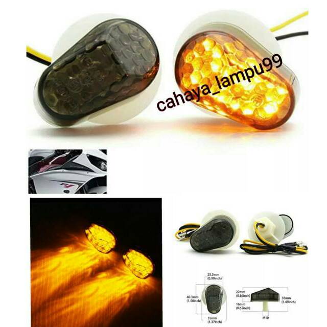 Lampu sein led tempel - sein tempel mini universal