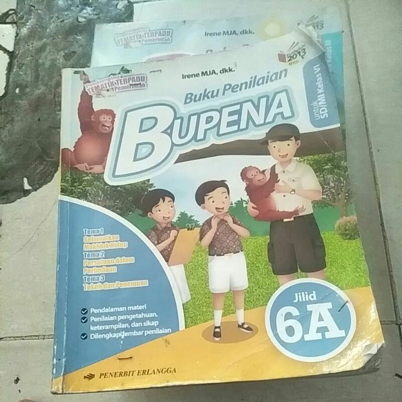 buku penilaian bupena kelas 6a