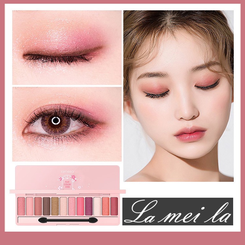 Lameila 1111 | Eyeshadow Palette 12 warna | pallete eyeshadow | lameila kimberlin terbaru