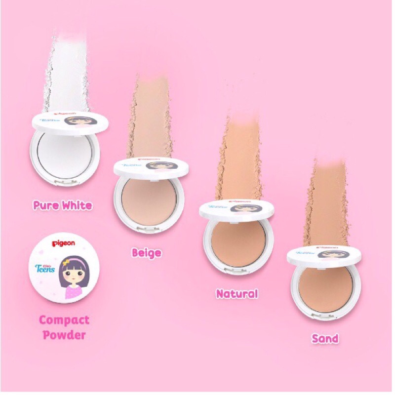 PIGEON TEENS Refill Compact Powder 14gr (Natural Look)