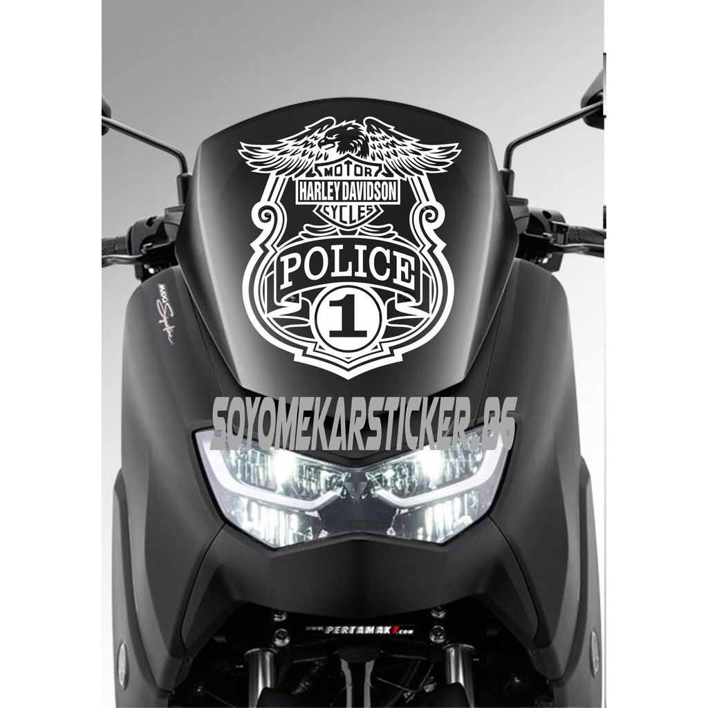 STICKER  VISOR MOTOR NMAX STICKER CUTTING VISOR TERBARU MOTOR NMAX PCX