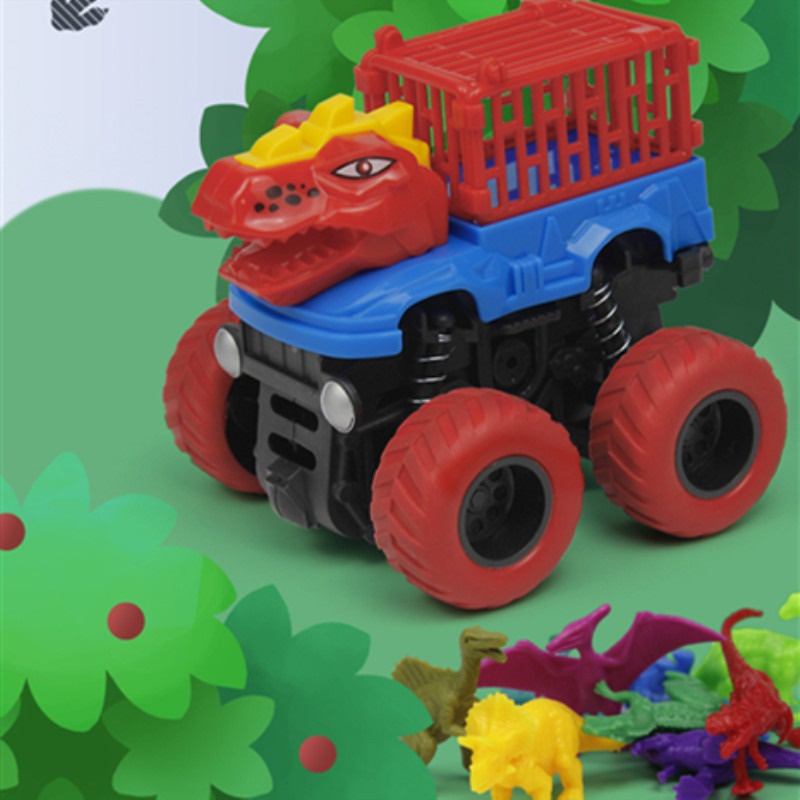 Mainan Offroad Truck Monster Dinosaurus Inersia Ban Karet Tahan Banting harga Pabrik