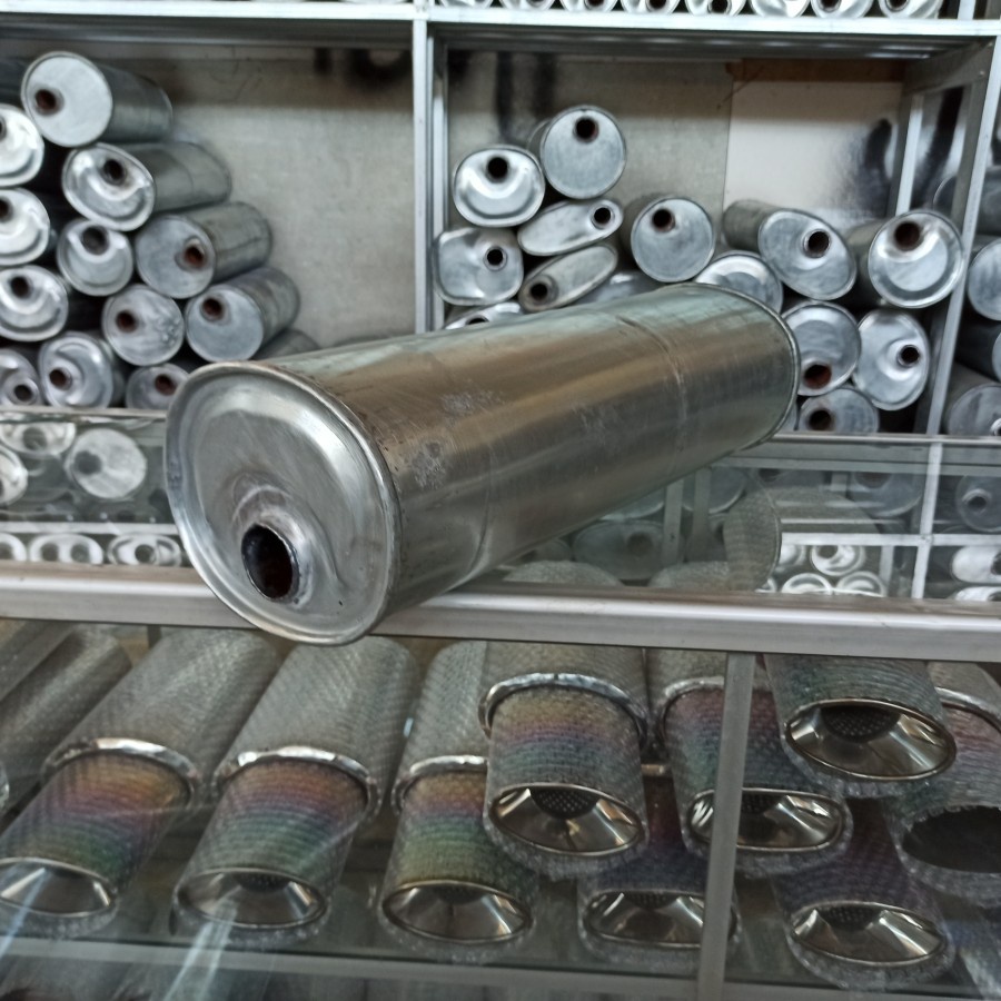 knalpot mobil kijang grand extra lgx kapsul type standar bahan galvanis berkualitas