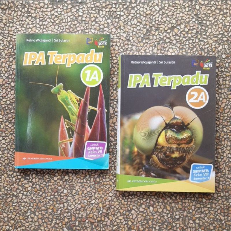 buku Ipa Terpadu Smp kelas 7.8 1a.1b.2a.2b.3a.3b revisi kurikulum 13