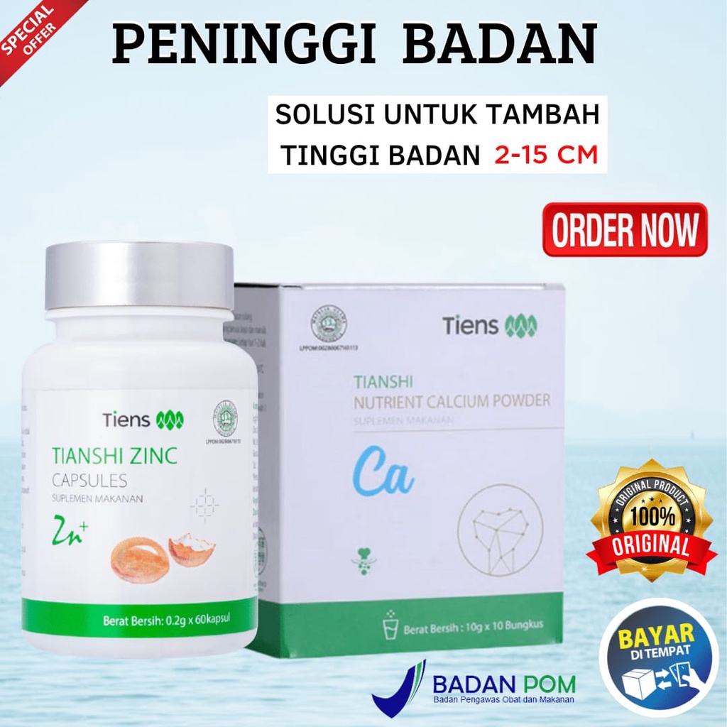 

PENINGGI BADAN PENINGGI BADAN TIENS / SUPLEMEN PENINGGI BADAN / PENINGGI DEWASA / SUPER GROW UP