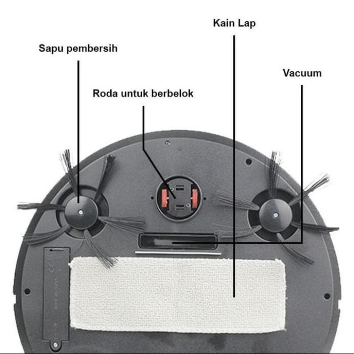 JALLEN GABOR IS28A - Robotic Vacuum Cleaner Automatic USB Rechargeable