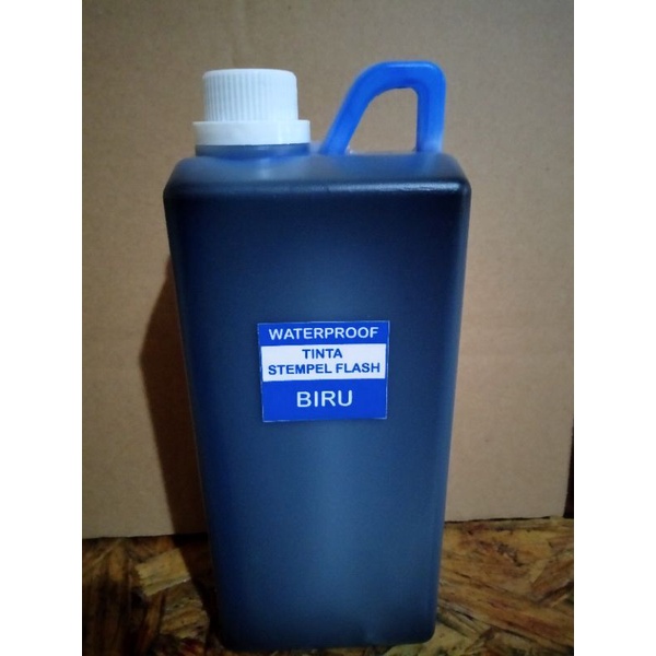 

Tinta stempel flash Waterproof, tinta permanen 1 Liter BIRU