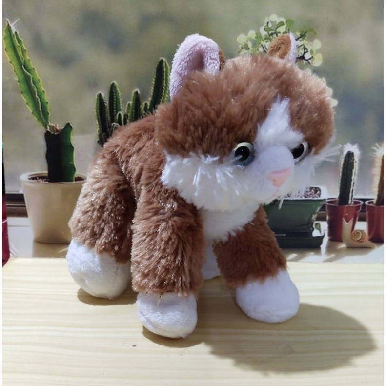 Boneka Kucing Coklat