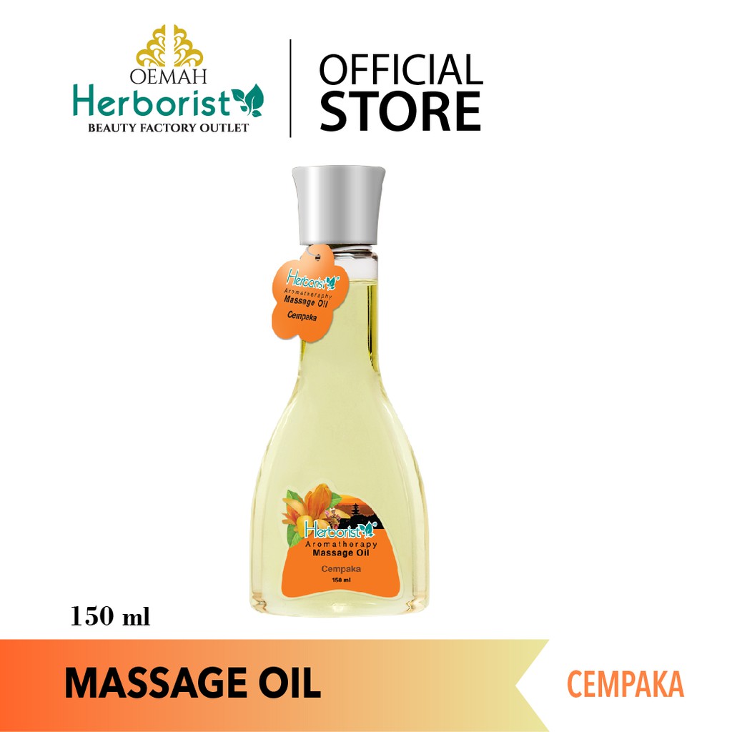 Jual Herborist Massage Oil Cempaka 150ml Indonesia