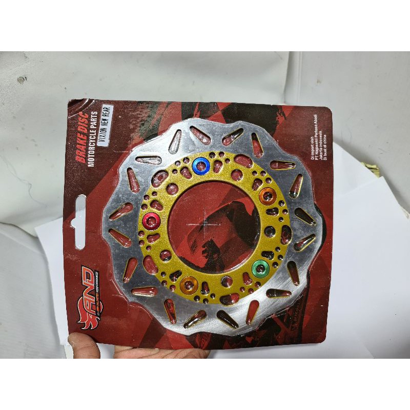 piringan cakram belakang vixion new r15 / disk belakang vixion new r15 model variasi tapak kaki