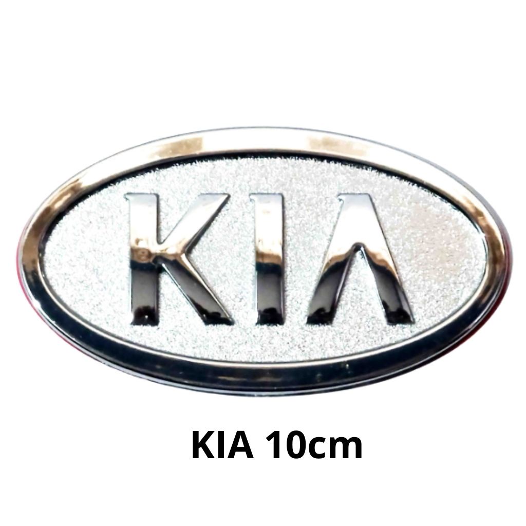 EMBLEM LOGO MOBIL KIA CHROME 10cm