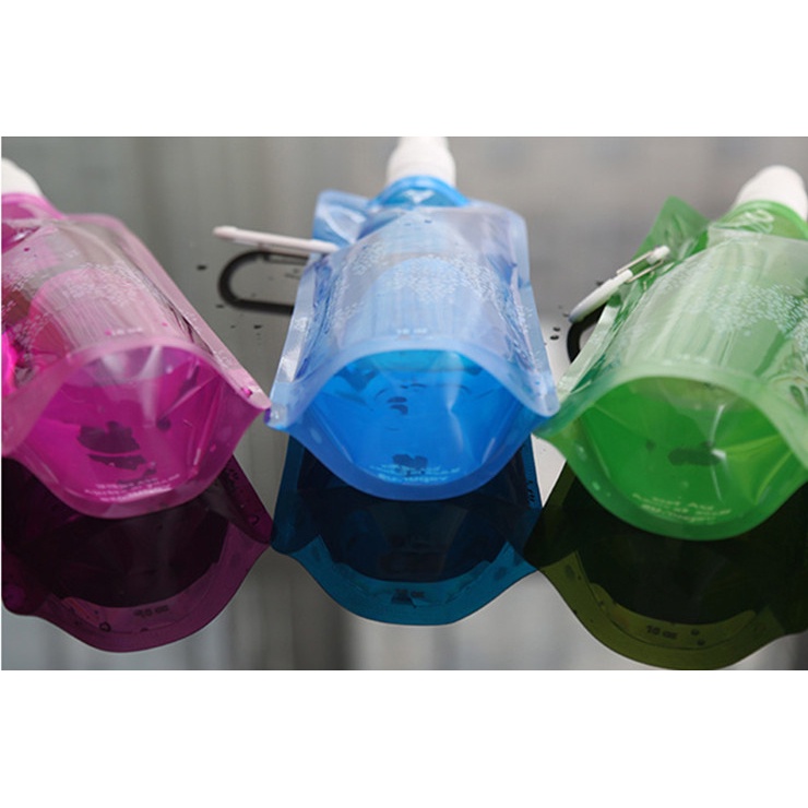 Botol Minum Lipat 500ml Camping Hiking Drinking Bottle VAPUR - Multi-Color