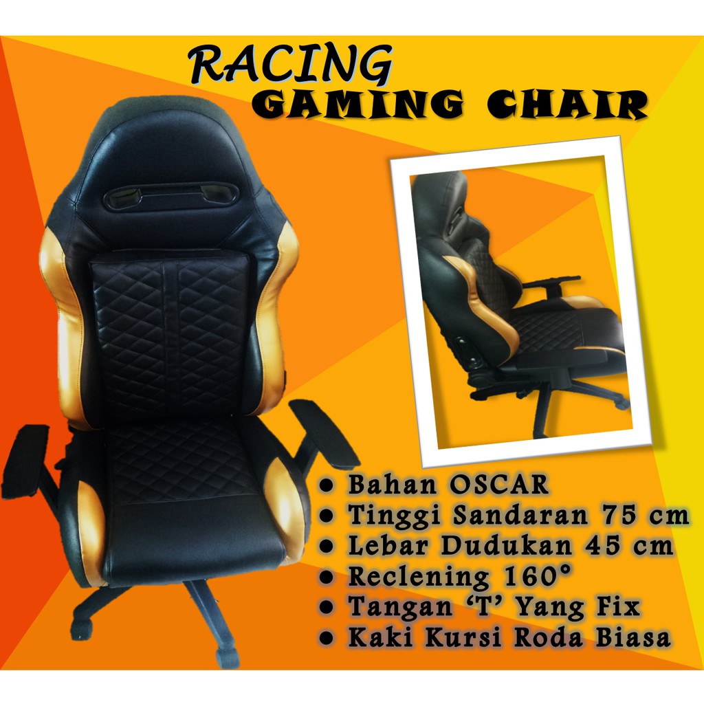 Obral Terbaru Kursi Gaming Racing Reclening,Varian Warna,Bergaransi,COSTUME, Paling murah DiBekasi