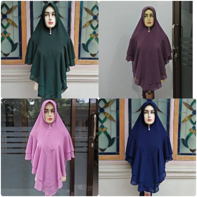 Khimar Gelombang Cinta Ceruty Ecxlusive