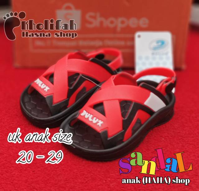 Sandal anak laki-laki 1thn - 7thn tali silang dulux 309 E/D (3b)