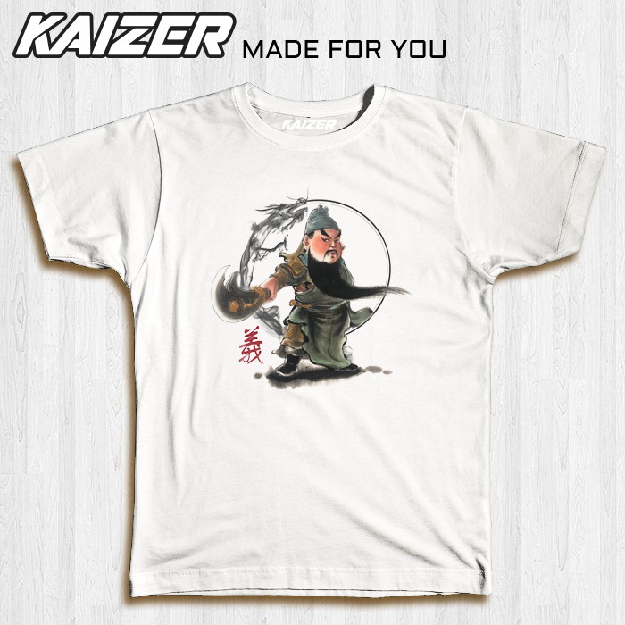 KAIZER RH-0327 Kaos KwanKong Samkok GuanYu Three Kingdom Sketch Painting Style