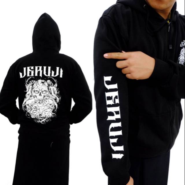 Jaket/Sweater Hardcore/Jeruji (Zipper) L XL XXL