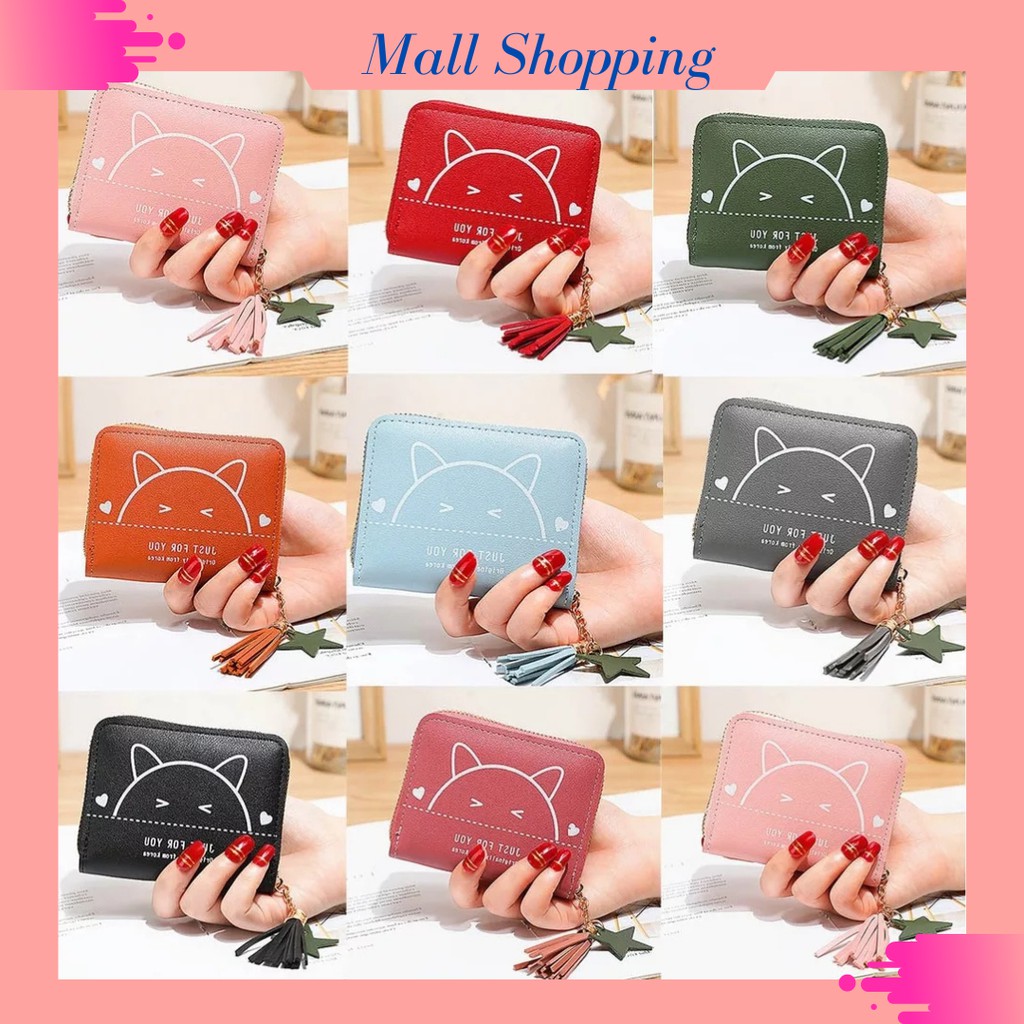 (COD) DOMPET WANITA KOREAN FASHION TRENDY FASHION WALLET MALL SHOPPING