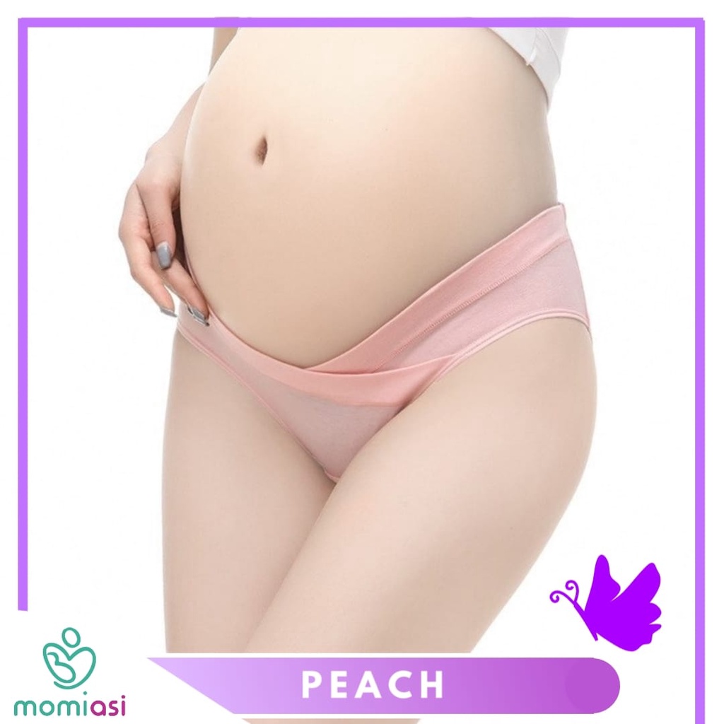 Momiasi - Celana Dalam Cd Hamil Wanita Bumil Jumbo Big Katun Maternity Panty Low Waist
