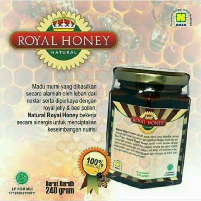 

Natural Royal Honey madu NASA