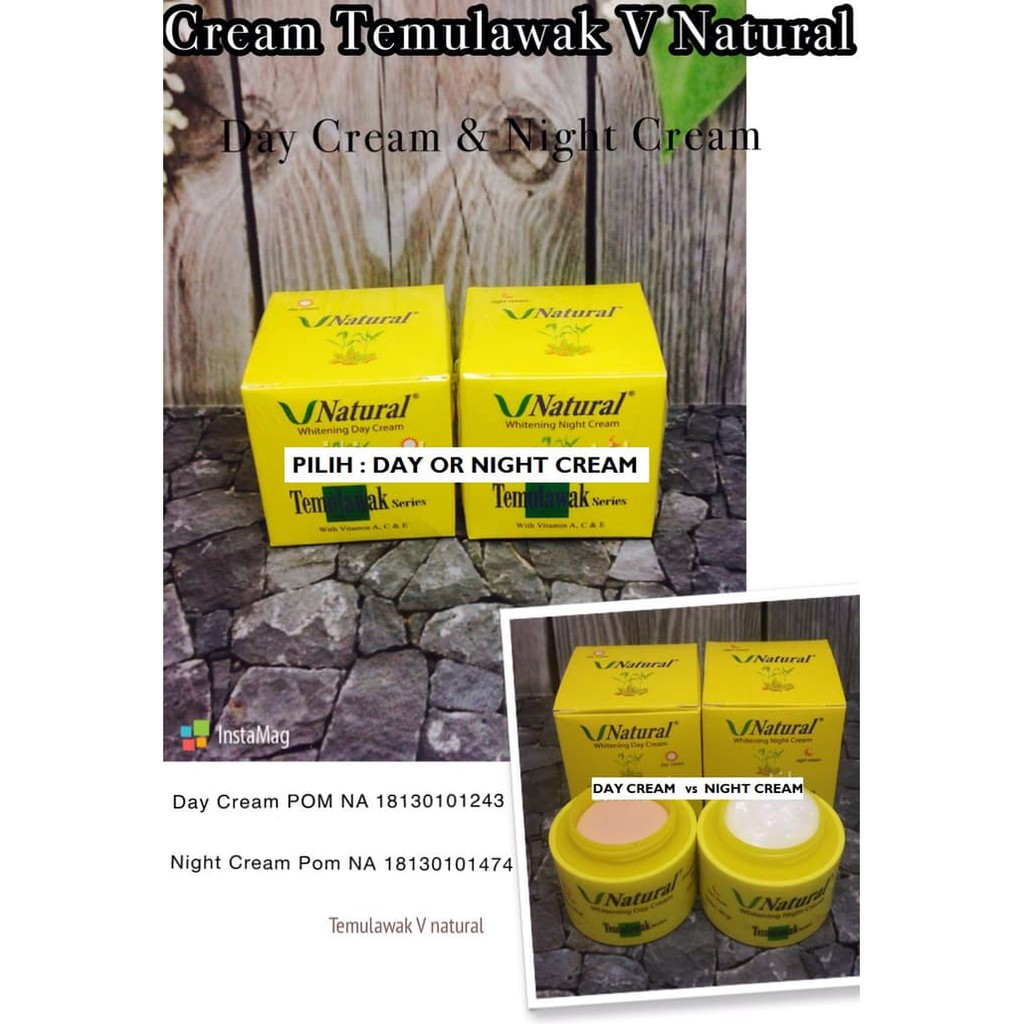 

cos85 Cream Temulawak V Natural Pilihan Day / Night