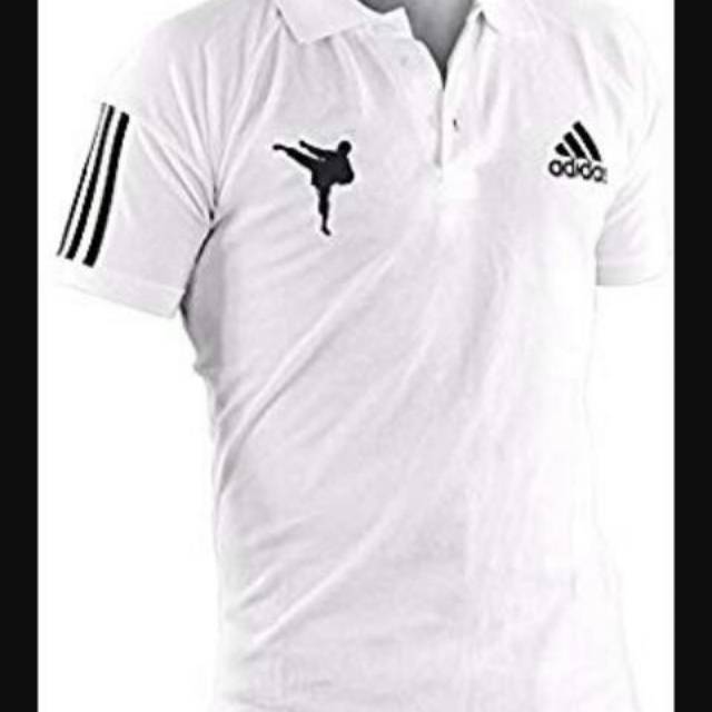 Tshirt baju kaos kerah ADIDAS TAEKWONDO