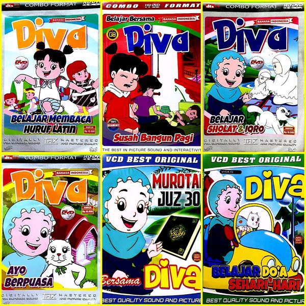 Film dvd anak diva komplet -Vcd anak -lagu dvd anak Terbaru