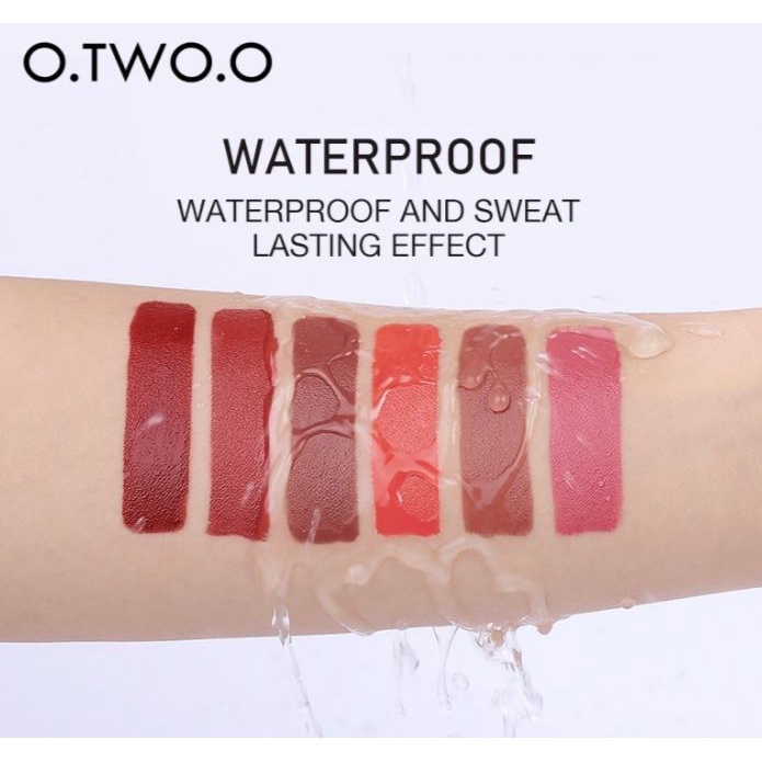 (READY&amp;ORI) O.TWO.O Otwoo Long Lasting Lip Glaze Velvet Mousse Smooth YJ002