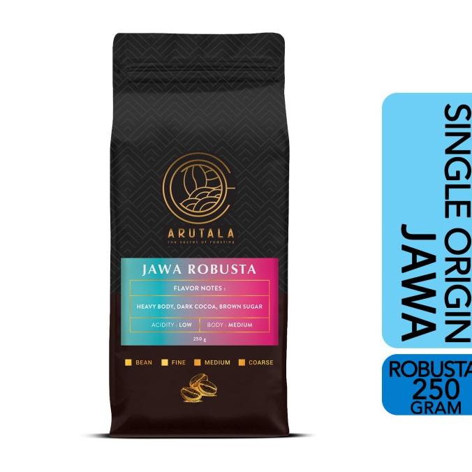

ARUTALA Kopi Robusta Jawa Java Coffee Indonesia 250 gram