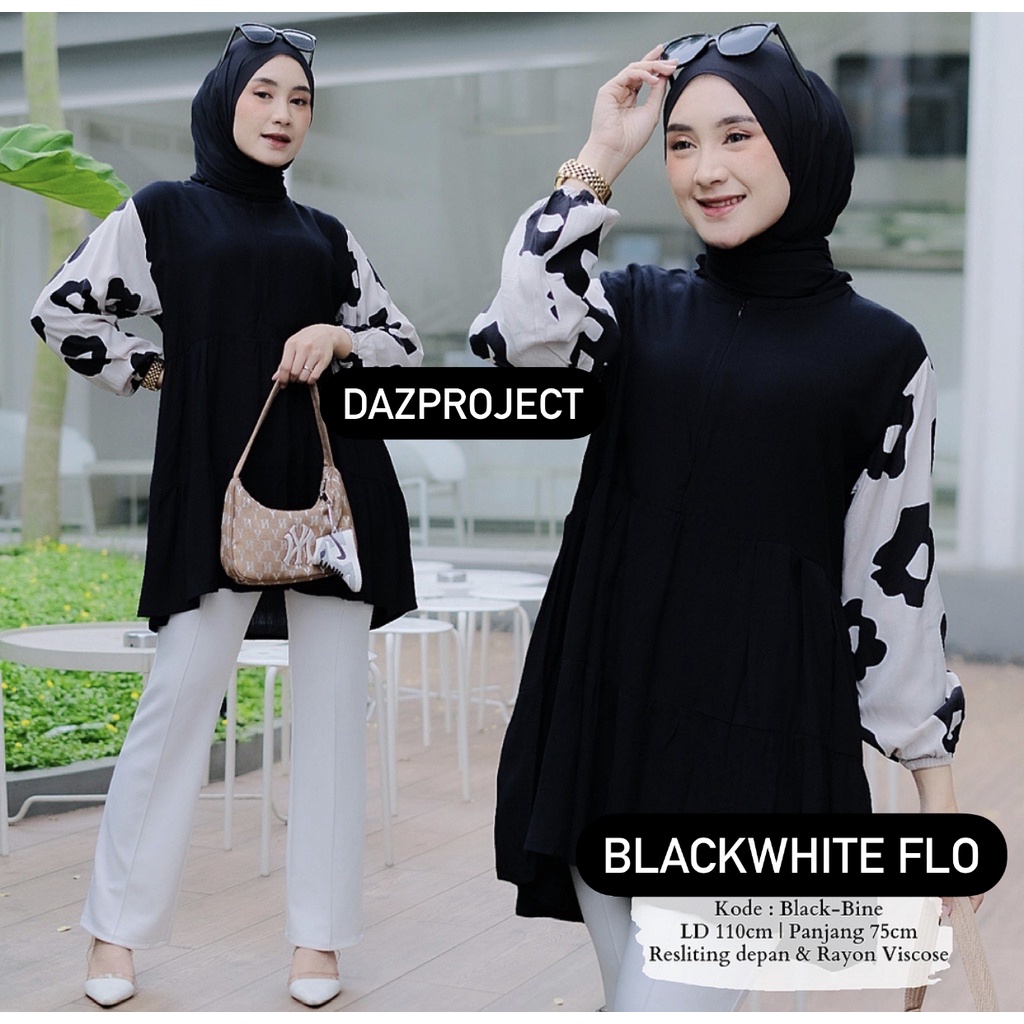 Oversized shirt Kemeja oversized motif Kotak LD 120 katun rayon by DAZPROJECT