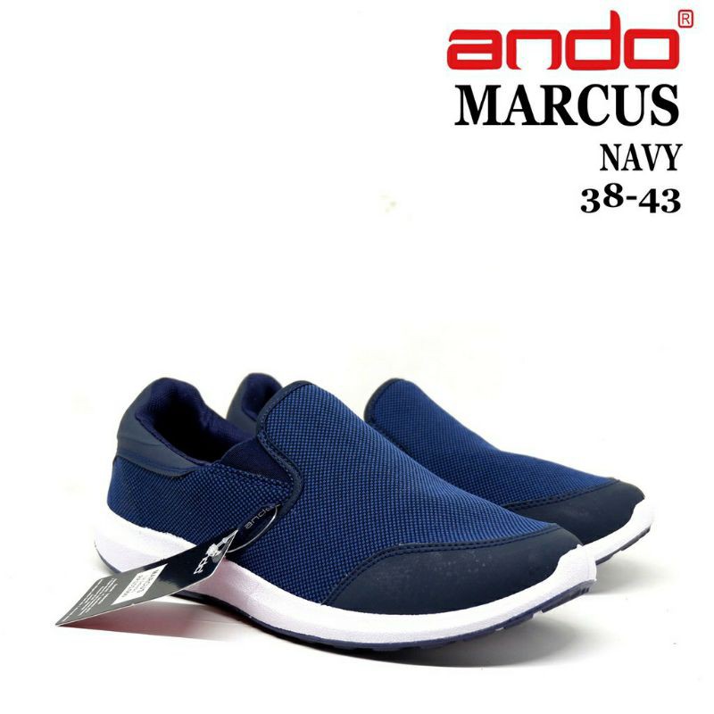 Sepatu ANDO - Sepatu Slip on Marcus Original Ando