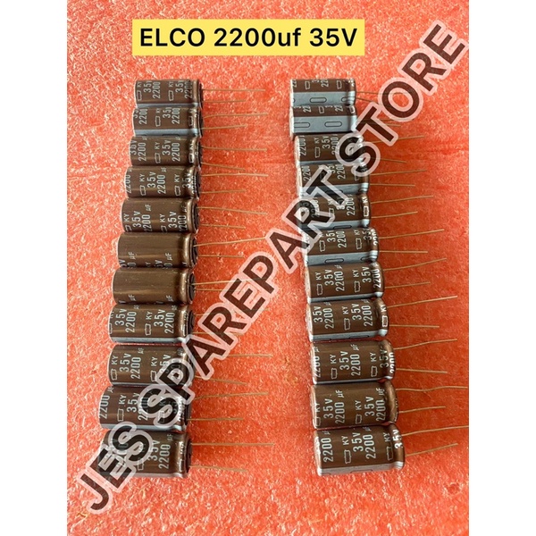 ELCO 2200uf 35V nippon Chemicon