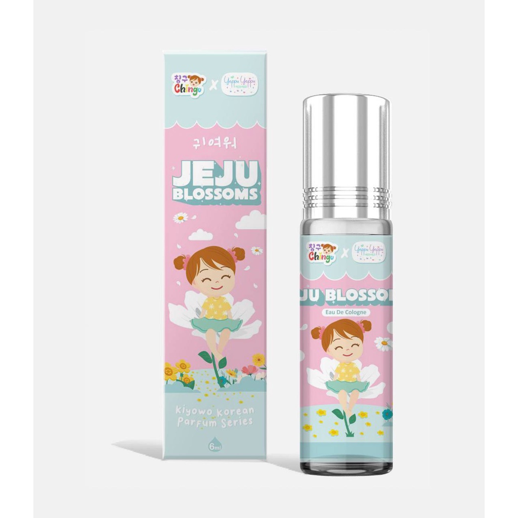 BPOM-Parfum Yeppu Yeppu Kiyowo Korean Series 6ml roll, 30ml spray