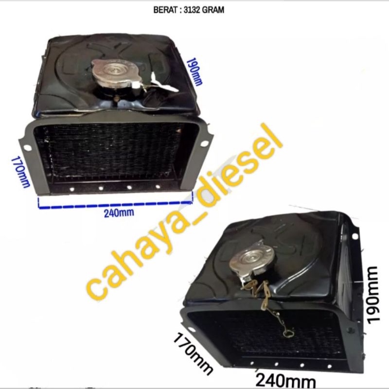 S195 S1100 S1115 RADIATOR DONGFENG 12PK 16PK 24PK