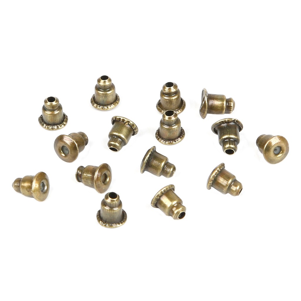 200pcs Stopper Belakang Anting Stud Butterfly Ukuran 5x6 mm