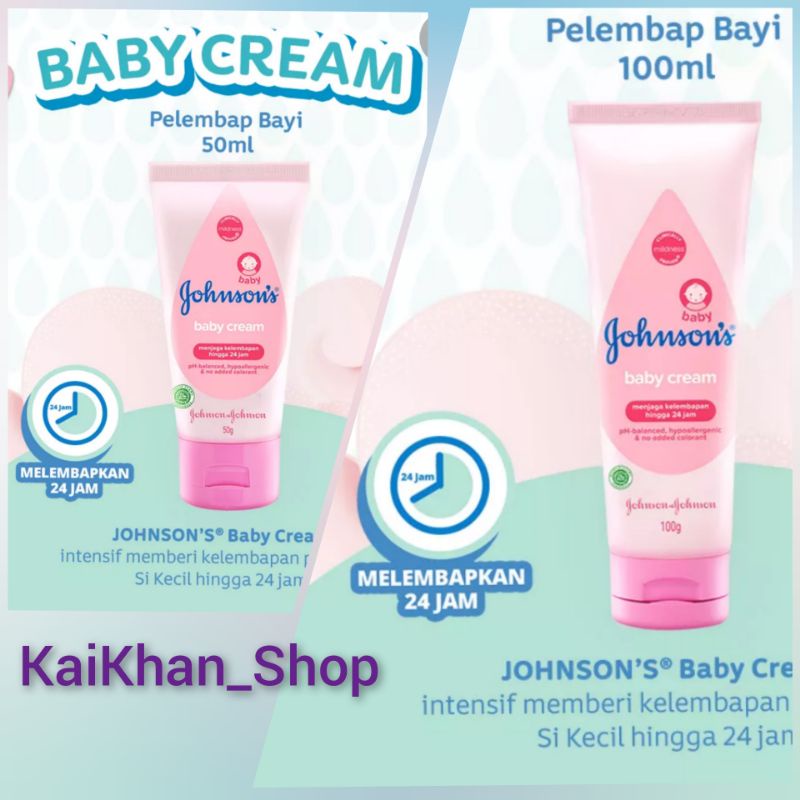 JOHNSON'S Cream - 50gr / 100gr