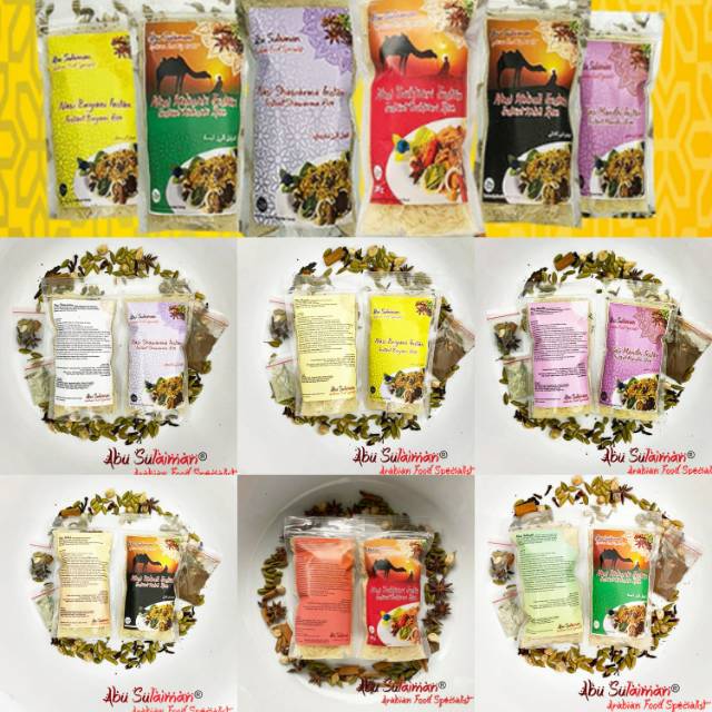

Beras Basmati / Kebuli / Briyani / Mandhi / Kabsah / Bukhari / Shawarma