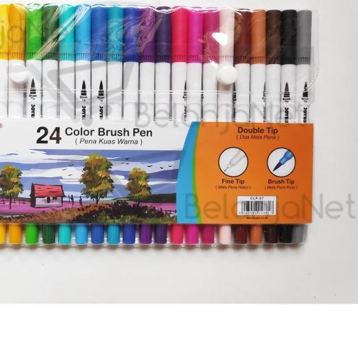 

✷ Color Brush Pen Joyko 24 Warna ( Kuas & Pen 24 color) CLP-07 ♦