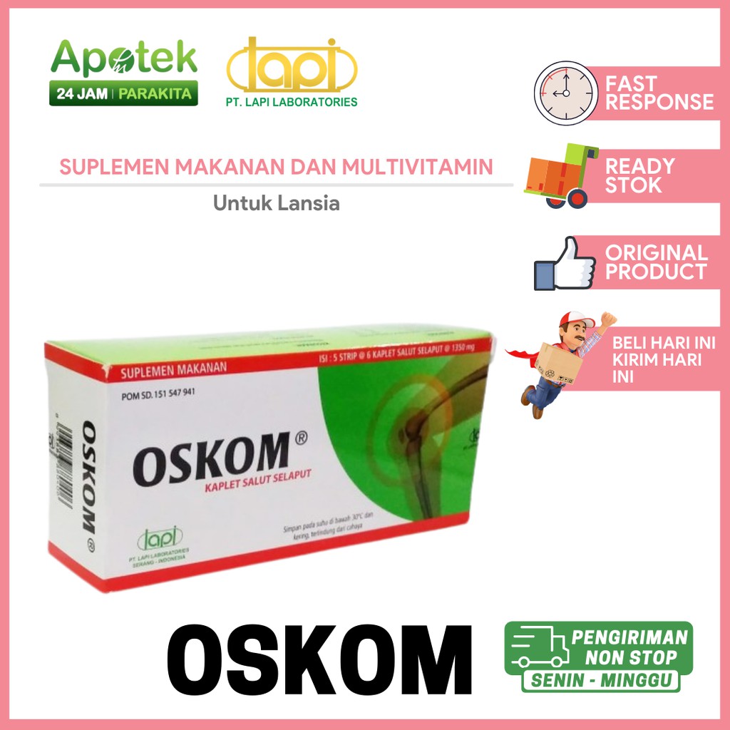 Oskom Multivitamin Untuk Tulang dan Sendi Cocok Untuk Lansia