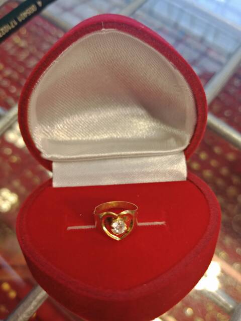 Cincin baby bayi newborn selisih anak dan dewasa emas asli kadar 700 70% 22 0.5 0,5 setengah g gr gram