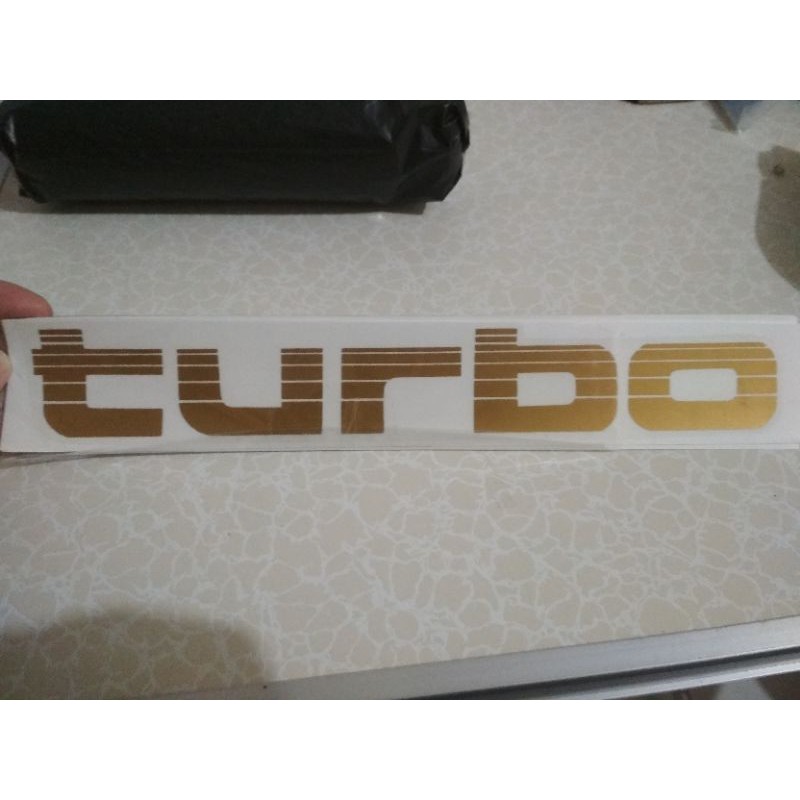 stiker turbo toyota land cruiser vx 80 vx 100