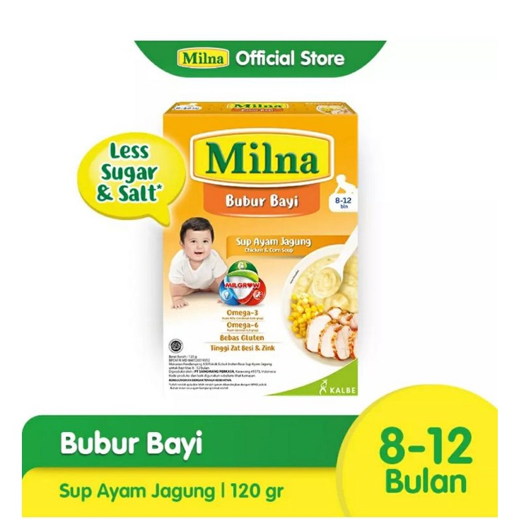 MILNA BUBUR BAYI Kalbe [ Sepuluh Varian Rasa ]