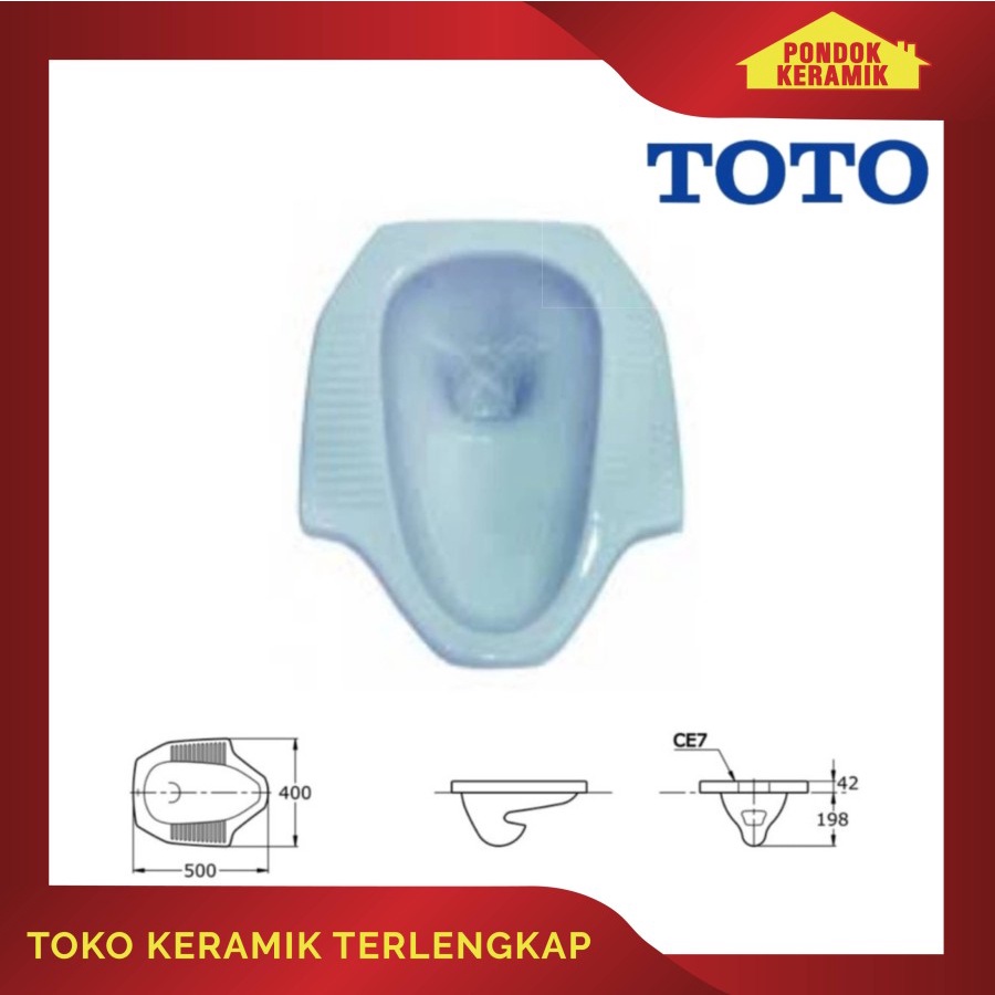 CLOSED JONGKOK / KLOSET JONGKOK TOTO CE7 WARNA BIRU PASTEL