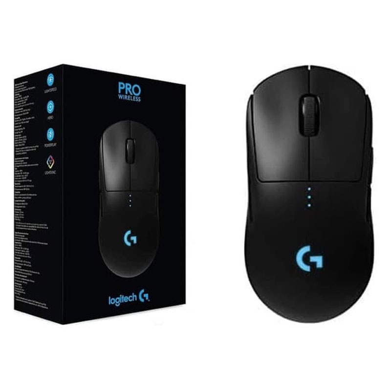 Logitech G PRO Wireless (GPW) Mouse Gaming HERO 25K DPI for eSports