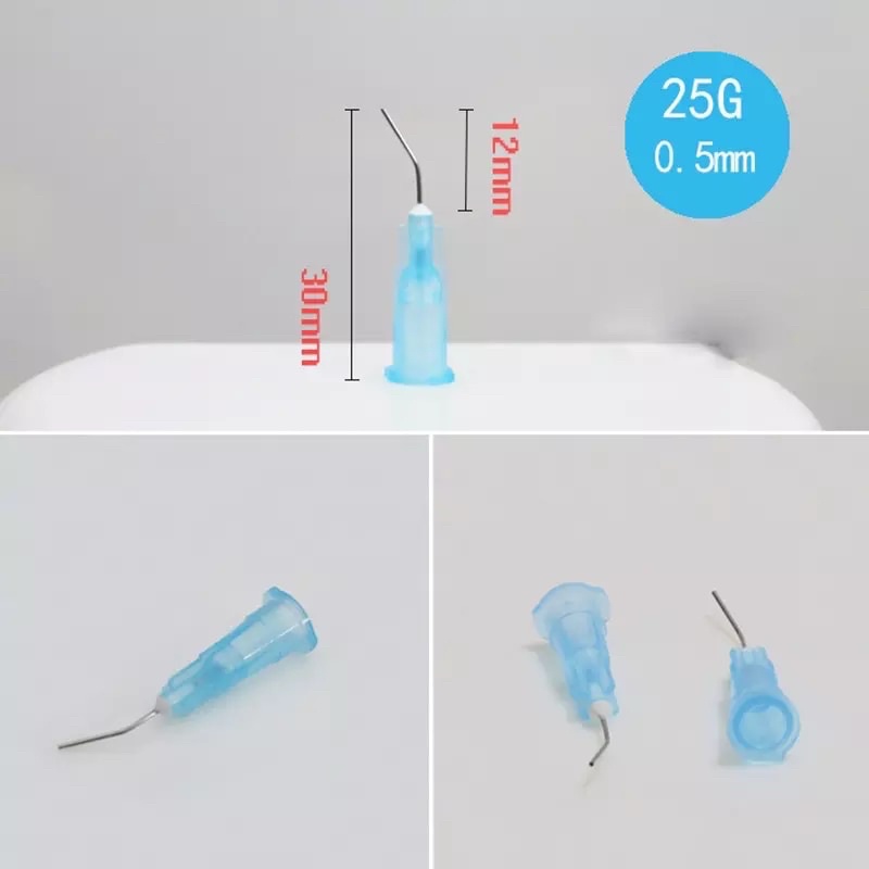 Dental Tip etsa biru tip endo hitam tip komposit compoite flow tips etching dental etchant etchan prebent tip ujung bengkok