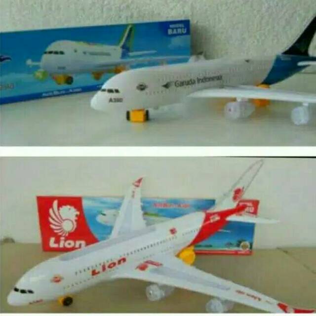 Mainan Anak Pesawat Garuda Indonesia , LION Air Bisa Nyala