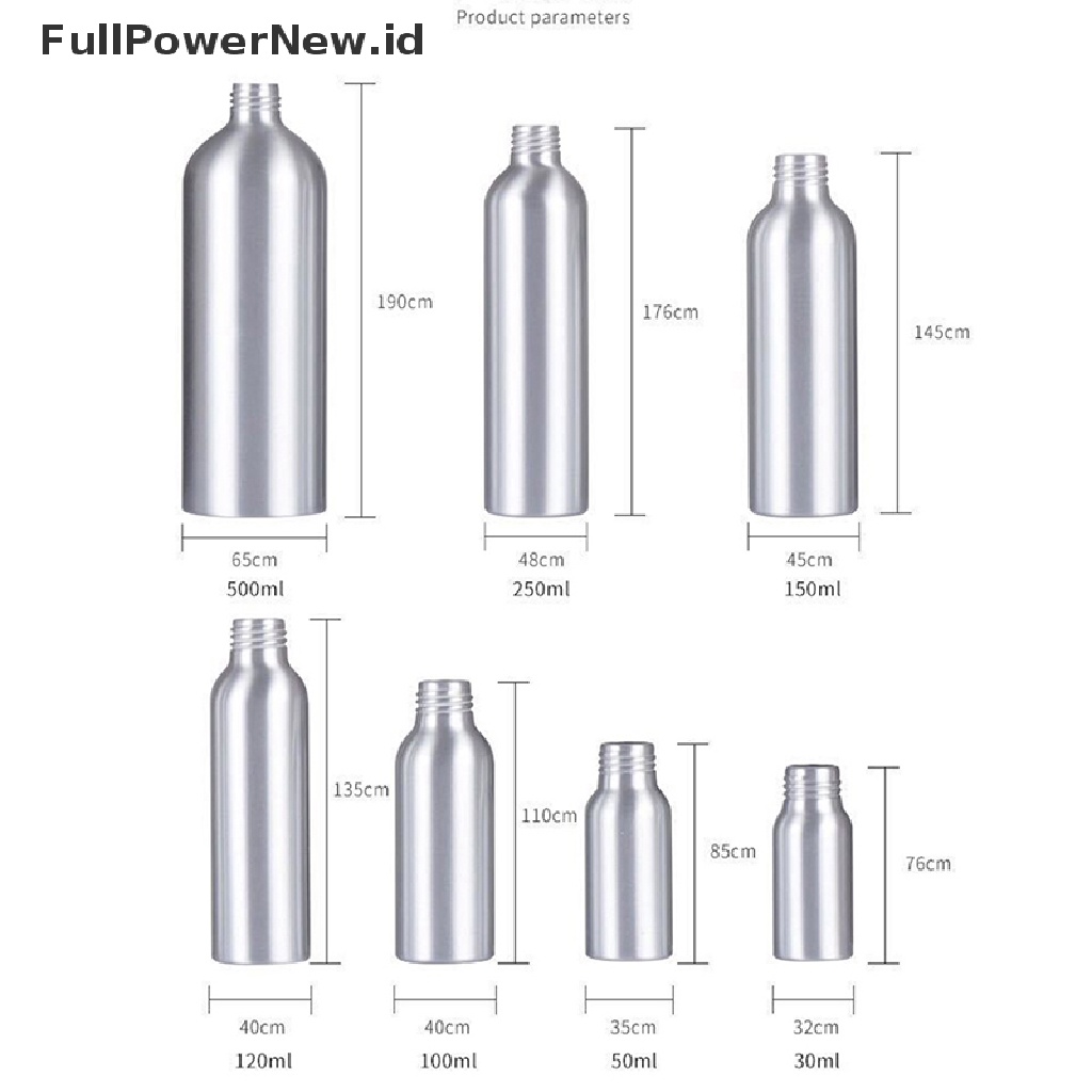 [Full] 50-500ML Aluminum Bottle Empty Spray Bottles Pump Sprayer Fine Mist Spray .